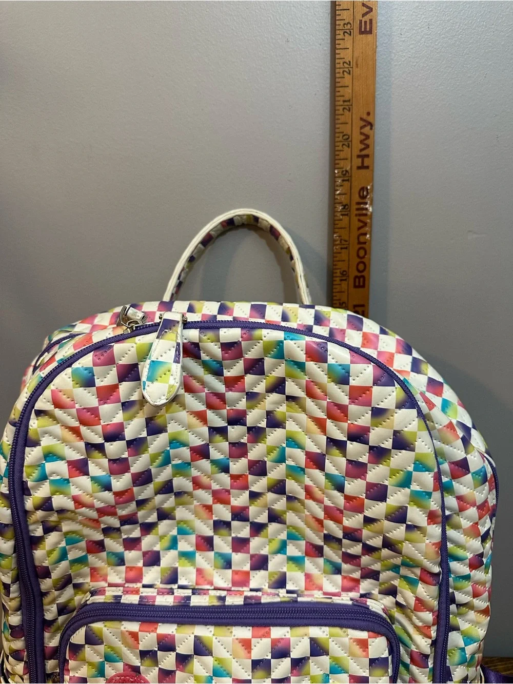 Girls Colorful Smily Face Backpack